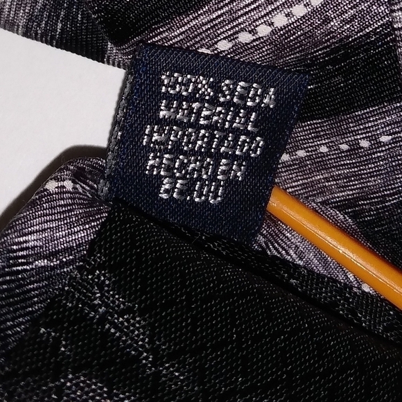 4 Silk Ties, Claybrooke, Gino Pompeii, Stafford, Oscar De La Renta, pre-owned - Picture 6 of 8